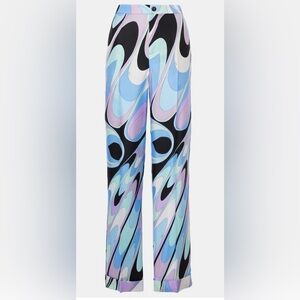Pucci Printed Silk Twill Pants